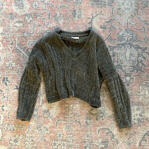 Forest green chenille sweater 🩶